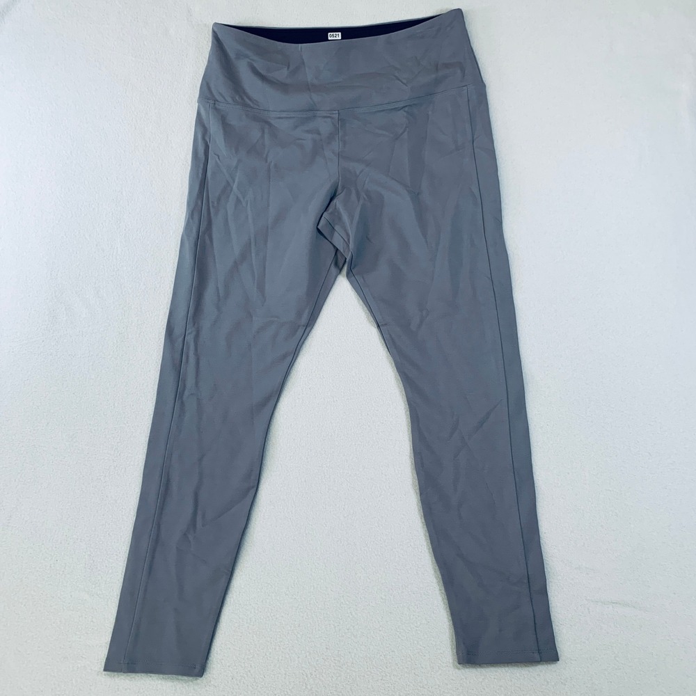 Lysse Leggings Women High Waist Tummy Control Activewear Pants Gray Plus Size 1X